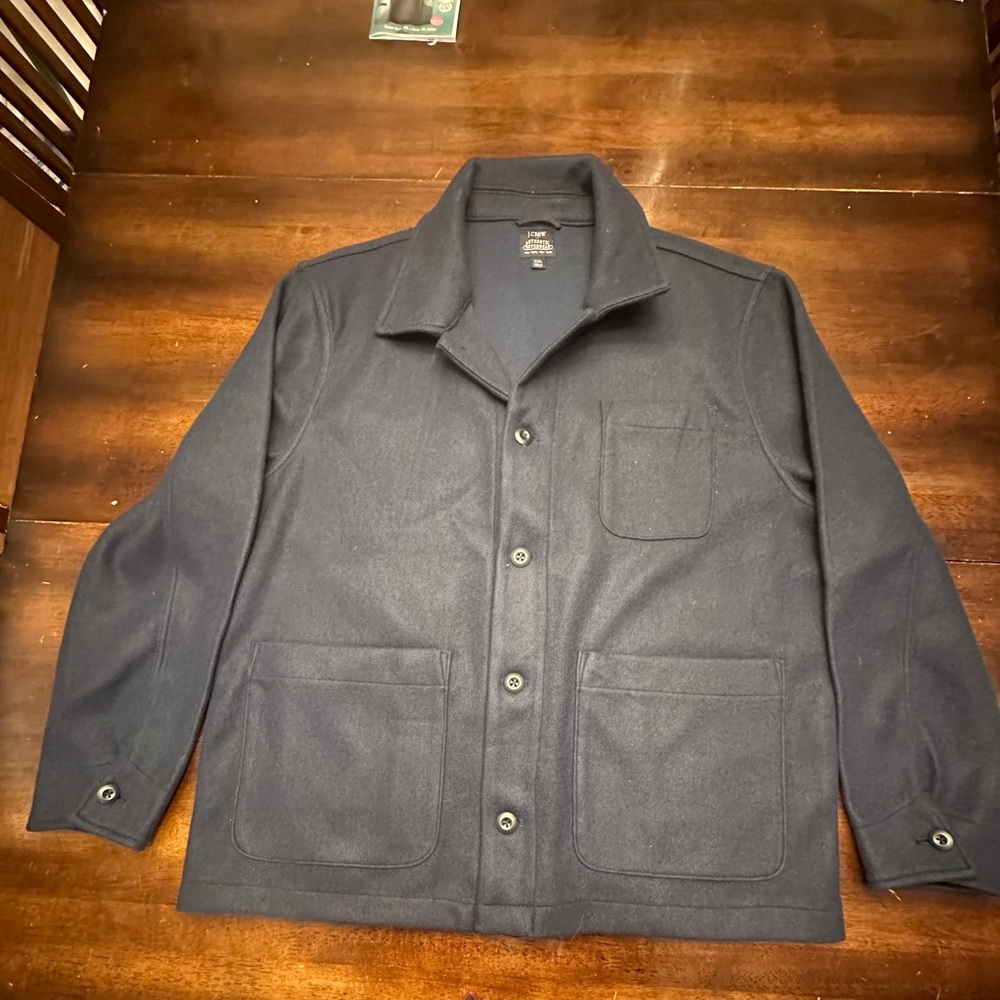 J. Crew size XXL Navy Chore Coat